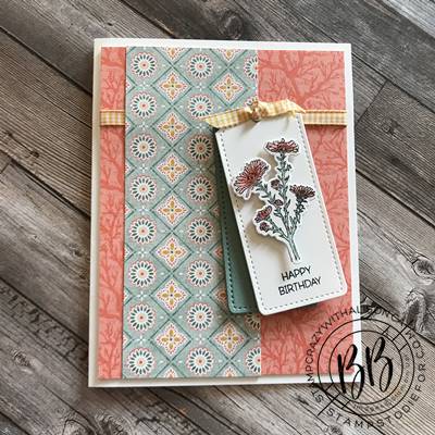 Border Buddy Sunday Sketch Card Series featuring the Nature's Harvest stamp set by Stampin' Up!