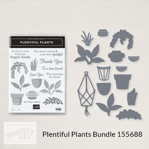 155688 Plentiful Plants Stamp Set and Perfect Plants Dies by Stampin Up