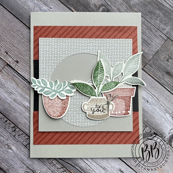 Sunday Sketches SS059 stamped using the Plentiful Plants Stamp Set and Perfect Plant Dies by Stampin’ Up!
