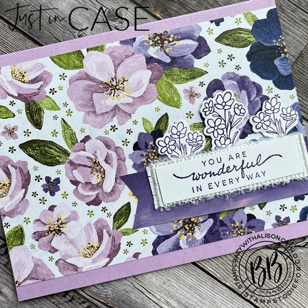 Happiness Abounds CASE card featuring the bundle and the Hues of Happiness Designer Series Paper by Stampin’ Up!