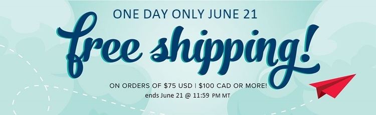 Free Shipping One Day Only Stampin' Up!