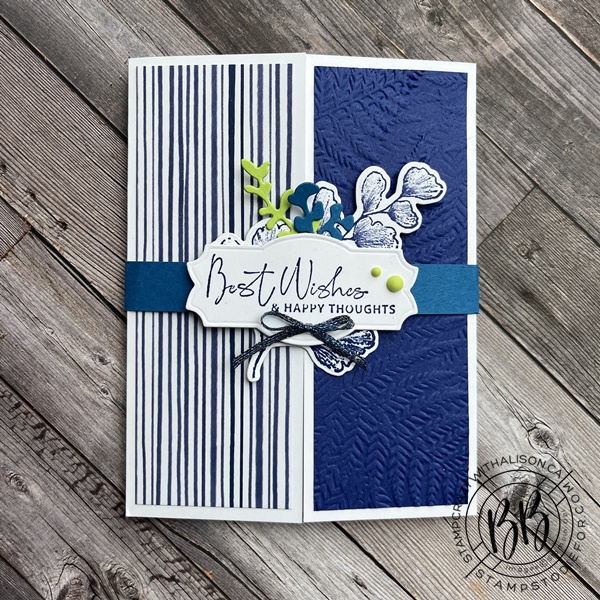 Nature’s Prints Birthday Card using products from the Sun Prints Suite by Stampin’ Up!