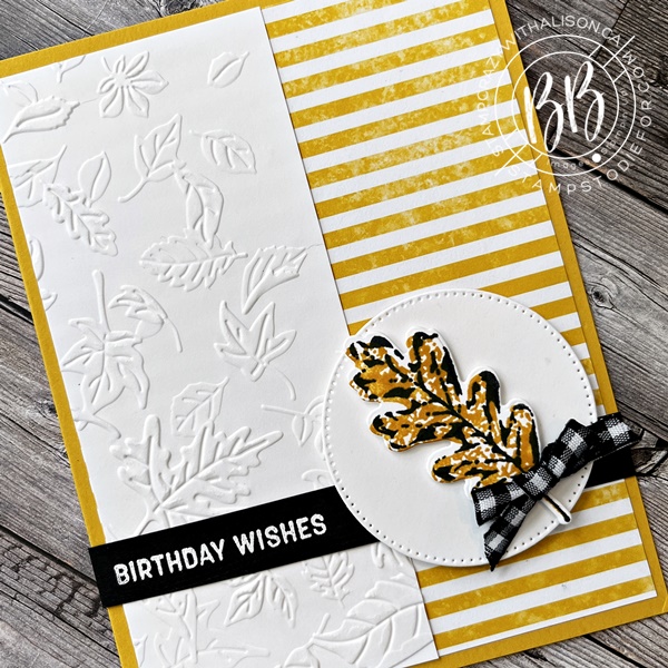 Series Two Four Seasons One Set Embossed Season of Chic Stamp Set by Stampin’ Up! My Sunday Sketch SS058 