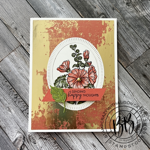 Card created using the Beautifully Happy Stamp Set by Stampin' Up! 