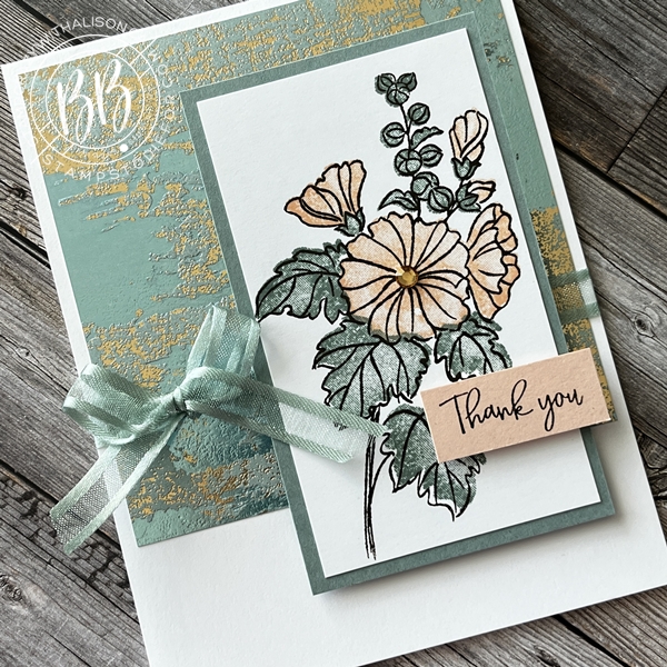 Card created using Sale-A-Bration's Beautifully Happy Stamp Set by Stampin' Up!