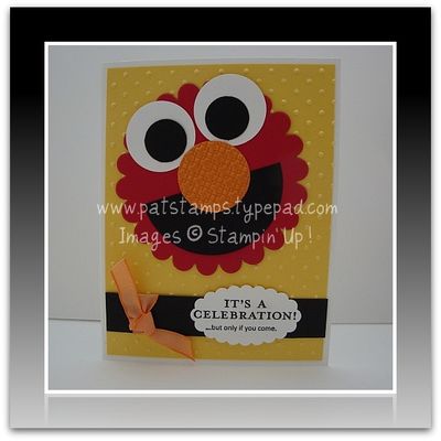 Elmo Birthday Card