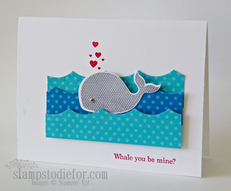 A Whale of a Hand Stamped Card!