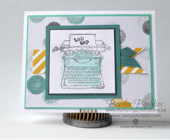 Step Up! Stampin’ with Tap Tap Tap & Scraps!