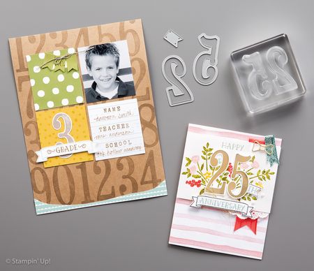 It’s all in the Numbers with the Number of Years Stamp Set & Framelits!