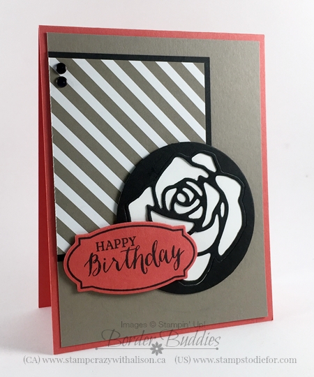 Stampin’ Up! Rose Wonder Stamp Set and Coordinating Rose Garden Framelits