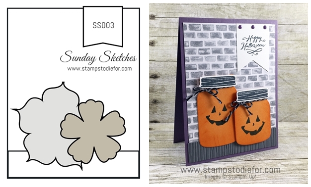 Sunday Sketches SS003 – Jar of Haunts Stamp Set