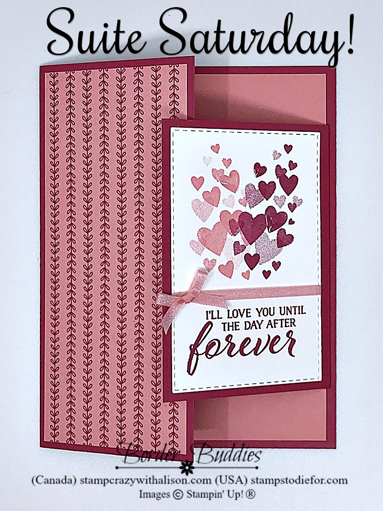 Suite Saturday – Stampin’ Up!® All My Love Suite Fun Fold Card