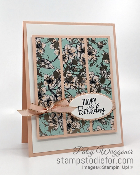Sunday Sketches - Parisian Blooms Birthday Card - Stamps to Die For