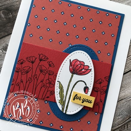 Sunday Sketch Card – Painted Poppies Stamp Set by Stampin’ Up!®