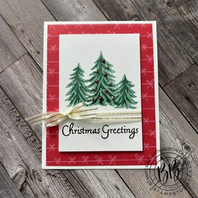 Stamping Christmas in July
